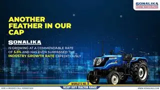 Sonalika | Highest Industry Growth | #leadingagrievolution