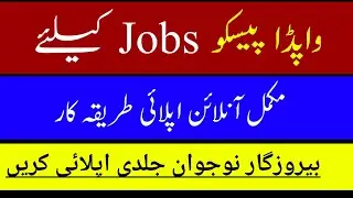 How to apply online for wapda PESCO jobs 2022 | Online apply method for PESCO posts | PESCO posts |