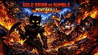 Gold Briar VS Rumble PENTAKILL | Jungle Climb to Masters