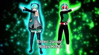 Hatsune Miku - Let's Go Rider Kick (TV Size)