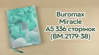 Розпаковка Buromax Miracle A5 336 сторінок (BM.2179-38)