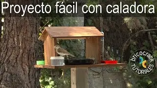 Proyecto fácil con caladora: comedero para pájaros (Bricocrack)