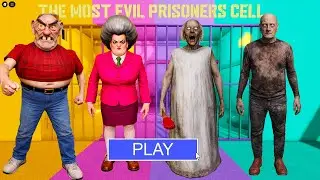 EVIL GRANDPA VS MISS T VS GRANNY VS SCARY GRANDPA IN REAL LIFE? New Scary Obby Update #Roblox