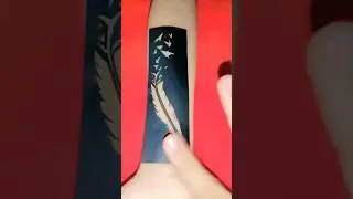 Beautiful temporary tattoo sticker #mehndi  #tattoo  #