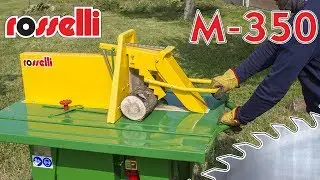 Sega circolare motore elettrico M-350 - In azione - Rosselli Snc
