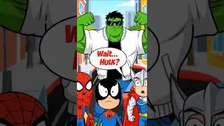 Hulk takes his revenge😱😱 || #hulk #cartoon #ytshorts #spiderman #avengers