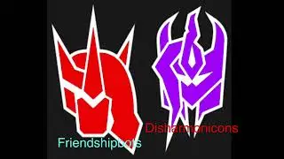 My Transformers G4 Symbols (Friendshipbots and Disharmonicons, Transformers - MLP Fim Mashup)