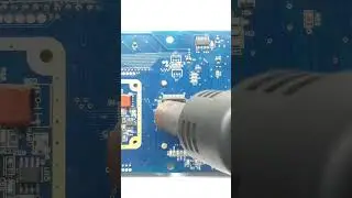 A quick and easy way to desoldering SMD ICs with a hot air gun