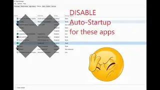 Stop Startup programs from running in Windows