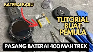 Mudah aja Pasang Baterai Amazfit Trex / PRO 400Mah