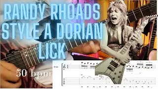Randy Rhoads Style - Guitar Lick Lesson with Tabs