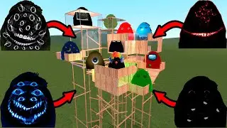 Spooky Munci and Angry Munci Family vs Towers Gmod