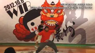 MIKEY DISKO (Knuckle Neck Tribe)  Guangzhou, CHINA - HipHop Judge Demo @ WIB  (KOD Qualifier)