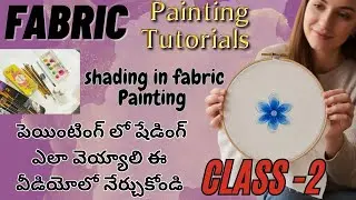 Fabric painting/lotus painting/how to paint#youtube#video#viral#trending#painting#fabricpainting