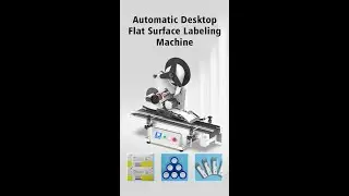 Automatic Desktop Flat Surface Labeling Machine