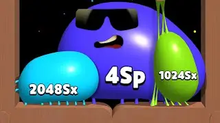 Blob Merge 3D: MAX Level - Beat 1024Sx 2048Sx 4Sp | 2048 Blobs Sound Effect Only