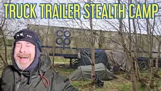 Stealth Camping Behind A Truck/Lorry Trailer • THE END OF GARY!!!