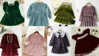 28+ Comfortable Velvet Frock Designs 2023 For Baby Girl / Homemade Dress Design For Small Girl