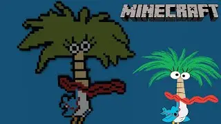 Урок по созданию пиксельной графики CoCo в Minecraft: Дом для воображаемых друзей в стиле блюз