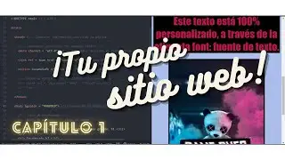 ¡Crea tu propio sitio web! - Capítulo 1: Principios básicos de HTML