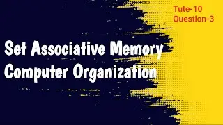 Set Associative Mapping Example in Hindi | Cache Mapping | Computer Organization and Architecture