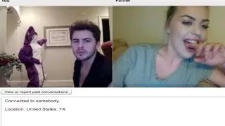 THE PURPLE SHARK on Chatroulette