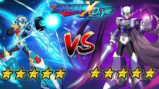 DiVE Armor X 5* Vs Zero Nightmare 5* - Mega Man X DiVE (Mobile Controls PvP) | X Vs Zero
