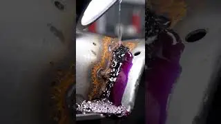 ASMR Car Restoration Chemical Rust Removal on a Fire Damaged 2012 Audi R8 Chassis #audisupercar