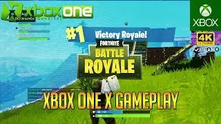 [4K] FORTNITE XBOX ONE X GAMEPLAY - VICTORY ROYALE WIN IN ULTRA HD