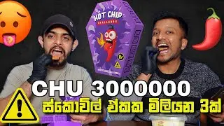 ලෝකයේ සැරම චිප් එකද මේ ? | one chip challange | foodreview | srilanka