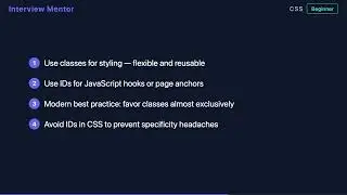 CSS Class vs ID Selectors: What's the Difference?
