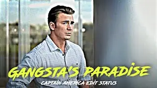 Captain America X Gangsta's Paradise | Gangsta's Paradise Ft. Captain America Attitude Status