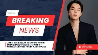 Jimin BTS Breaks Records Again: #1 in Brand Power & Spotify&mdash;With a Surprise From Jungkook!