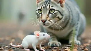 Storm Attack! Cat and Rat Running to Save Their Lives @Nurcataishorts