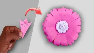 How to make flower with paper craft 🌸 // easy paper flower making // DIY paper craft🌻