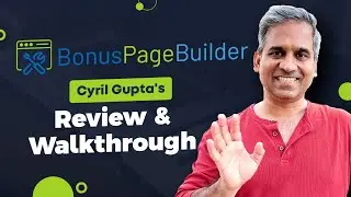 Bonus Page Builder Review - Create Affiliate Sites & Bonus Sites Easily