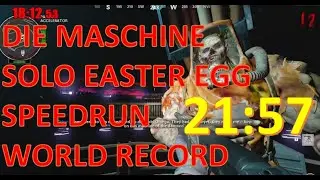 Die Maschine Solo Easter Egg Speedrun World Record 21:57