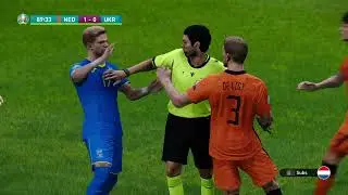 eFootball PES 2021 Euro 2020 Netherlands vs Ukraine
