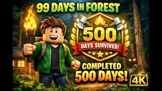 500 days challenge  99 day in  forest   @avkvgaming