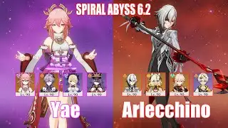 C0 Yae & C0 Arlecchino | Spiral Abyss 6.2 | Genshin Impact