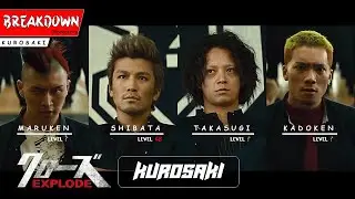 Level Kekuatan Shibata, Takasugi, Kakuken, Maruken Kurosaki | CROWS EXPLODE