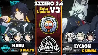 ZZZ 2.6 V3 – Lycaon & Harumasa Awakening Gameplay | Shiyu  Team Rotation (ft. Ellen Dialyn Sunna)