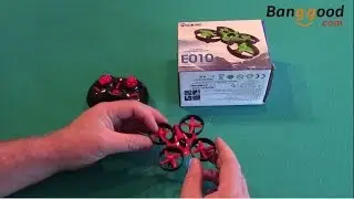 Eachine E010 Mini Quadcopter Review | $16 FPV Drone Test & Indoor Flying
