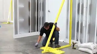 How to Install a Wall Stand Mount for Temporary Modular Wall Systems | SwiftWall Max Tutorial