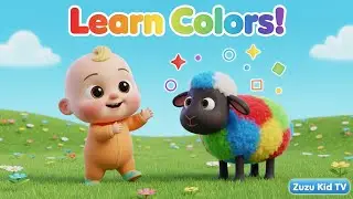 Baa Baa Black Sheep Learns Colors with Zuzu &ndash; Toddler Color Recognition & Fun Learning Song