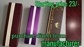 jewellery box manufacturer | jewellery box wholesale in delhi | necklace box wholesale