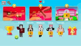 Игра Розовый дом принцессы [Emily - уровень 1]