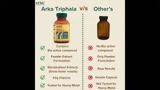 Triphala -  Fortified with amla, bibhitaki, haritaki & bio active compounds - Tannins 40% ☘️✨