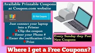 HOW TO GET A FREE COUPONS | HOW TO PRINT A PRINTABLE COUPONS: STEP BY STEP GUIDE