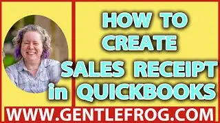 How To Create a Sales Receipt in QuickBooks Online